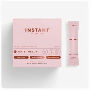 Instant Hydration Watermelon Electrolyte Drink Mix - Pink